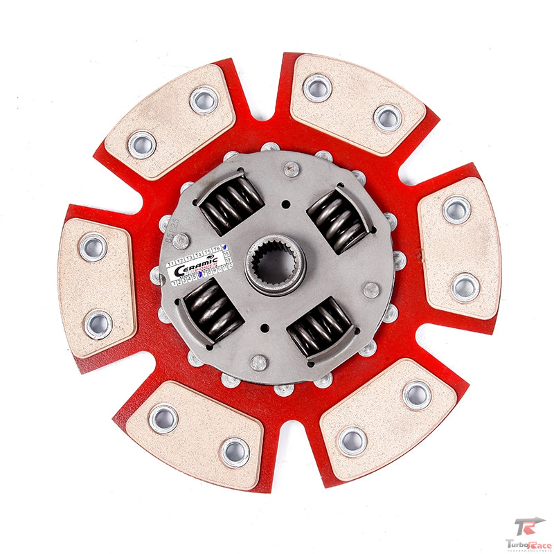 disco de embreagem ap 6 pastilhas ceramica com molas