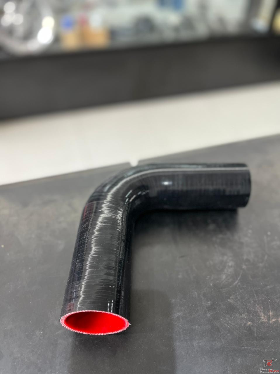 Mangueira silicone de 90 graus 2,5"