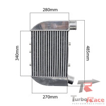 Intercooler Racing 2-1/2" para Volkswagen VW Gol Bola / Quadrado